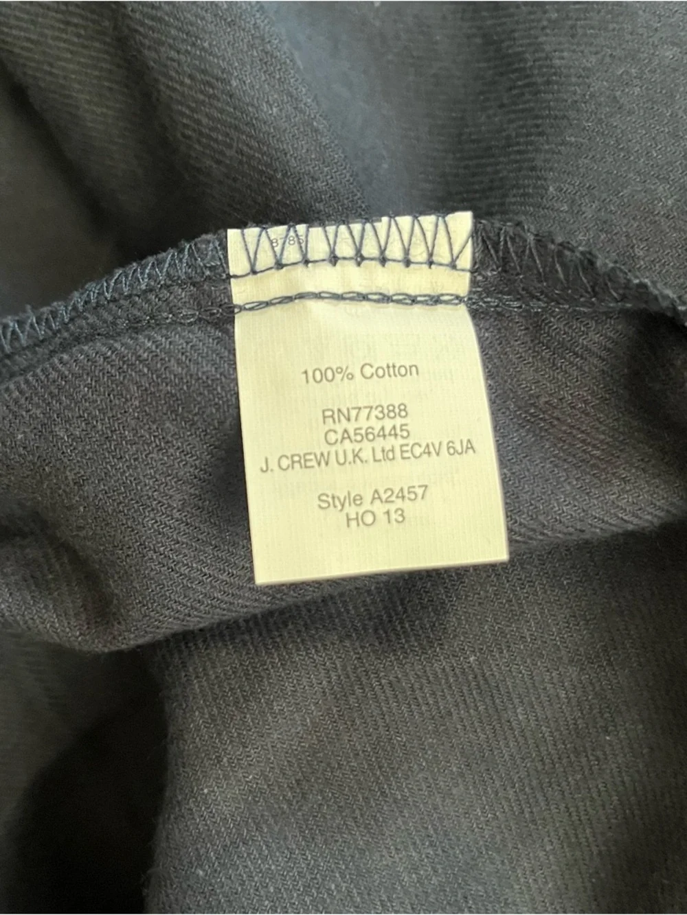 Men's J. Crew Flannel Pajama Set Large Navy Blue Cotton